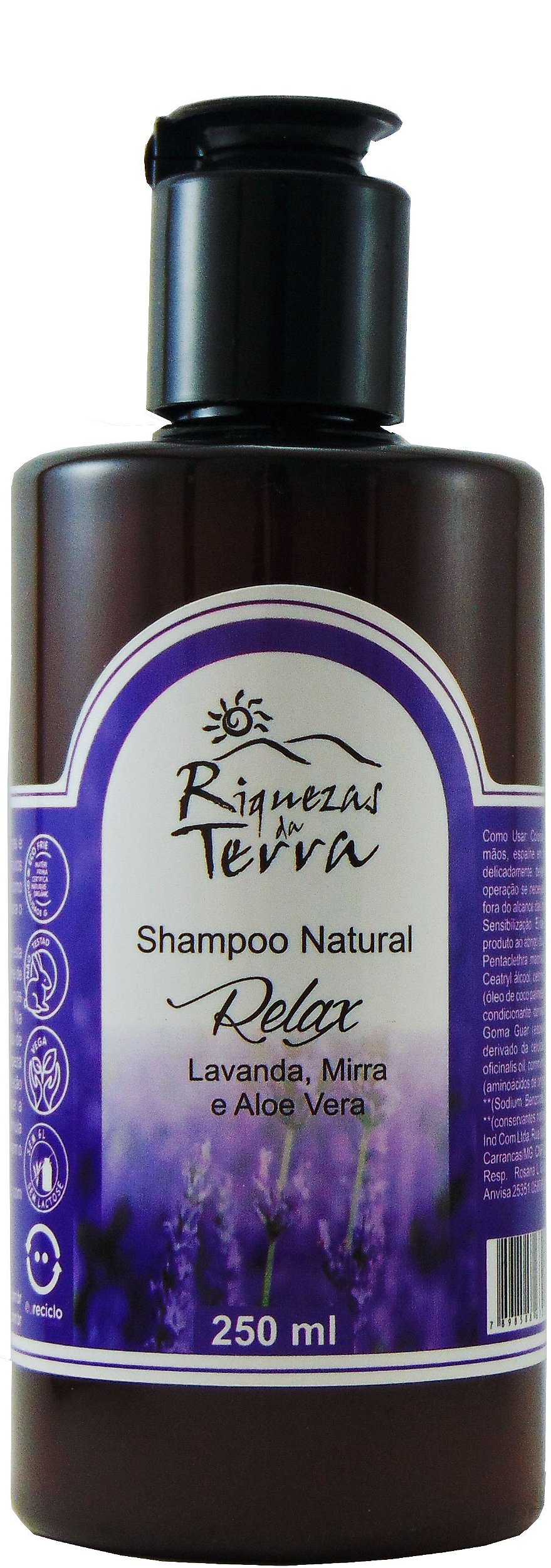 Shampoo Natural Leite & Mel - Riquezas da Terra Cosméticos - Com ativos  naturais e/ou orgânicos