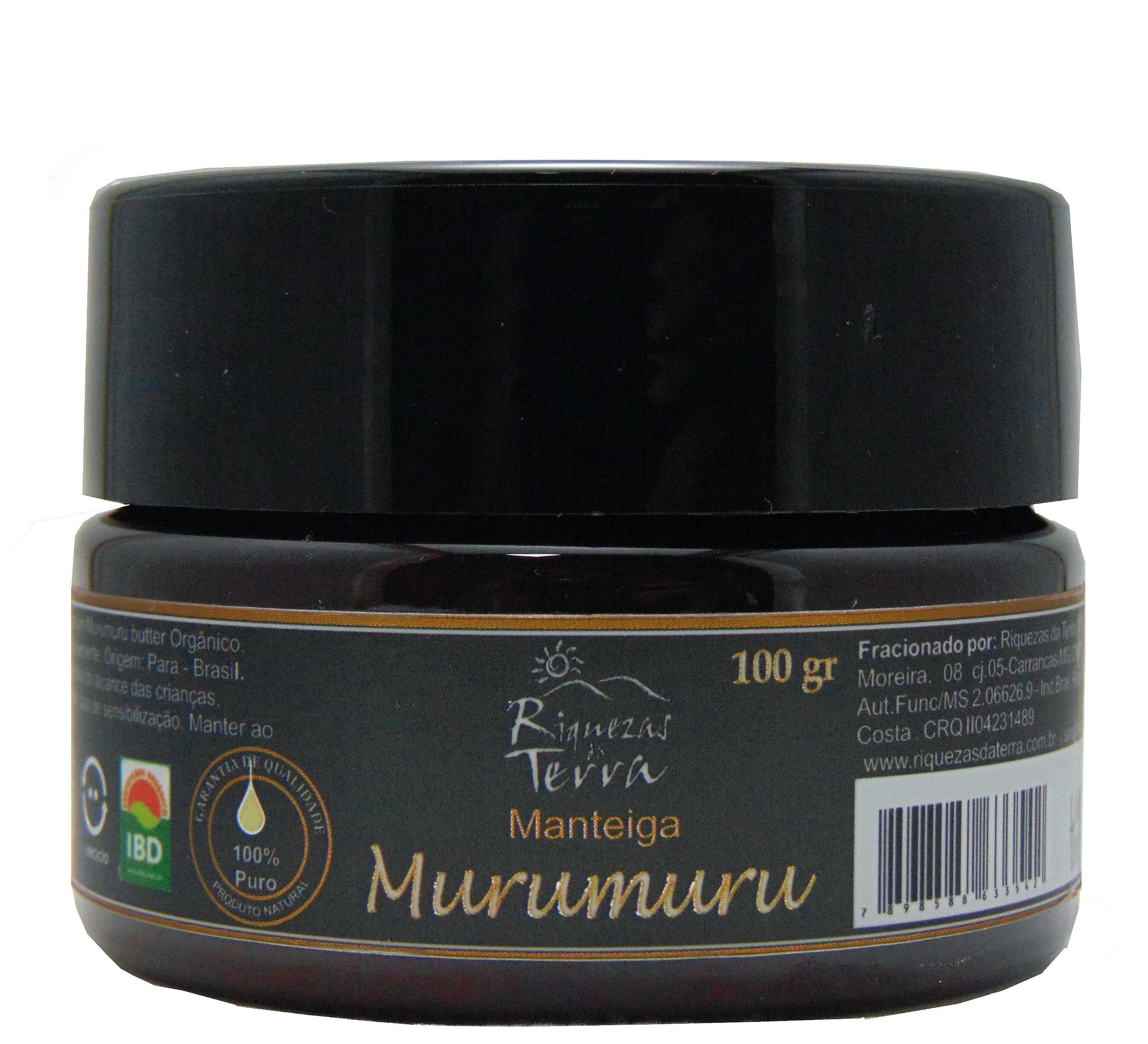 Manteiga de Murumuru Orgânico 100g - Riquezas da Terra Cosméticos - Com  ativos naturais e/ou orgânicos