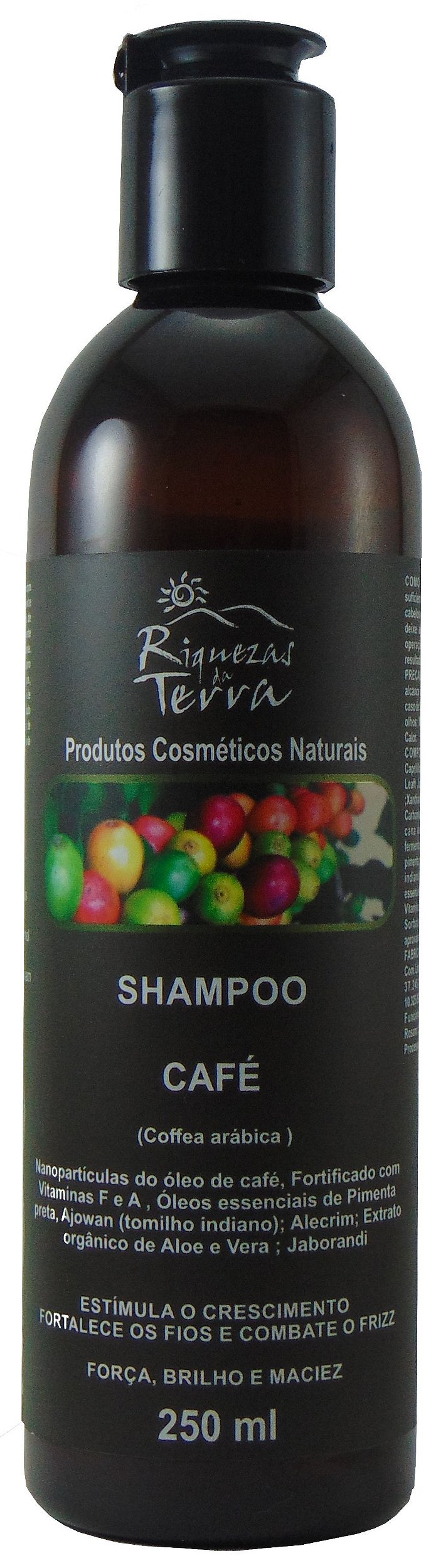 Shampoo Café - Riquezas da Terra Cosméticos - Com ativos naturais e/ou  orgânicos