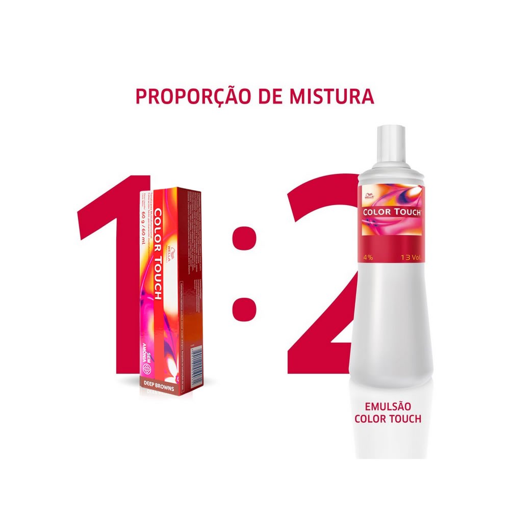 Tonalizante Color Touch 771 Louro Médio Marrom Acinzentado Vb Beauty Cosméticos Tudo Para 6280