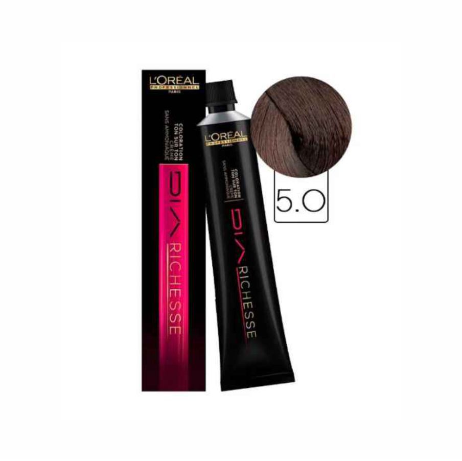 Loreal Kit Dia Richesse c/ 3 Tonalizantes 50g 5.0 Castanho Claro