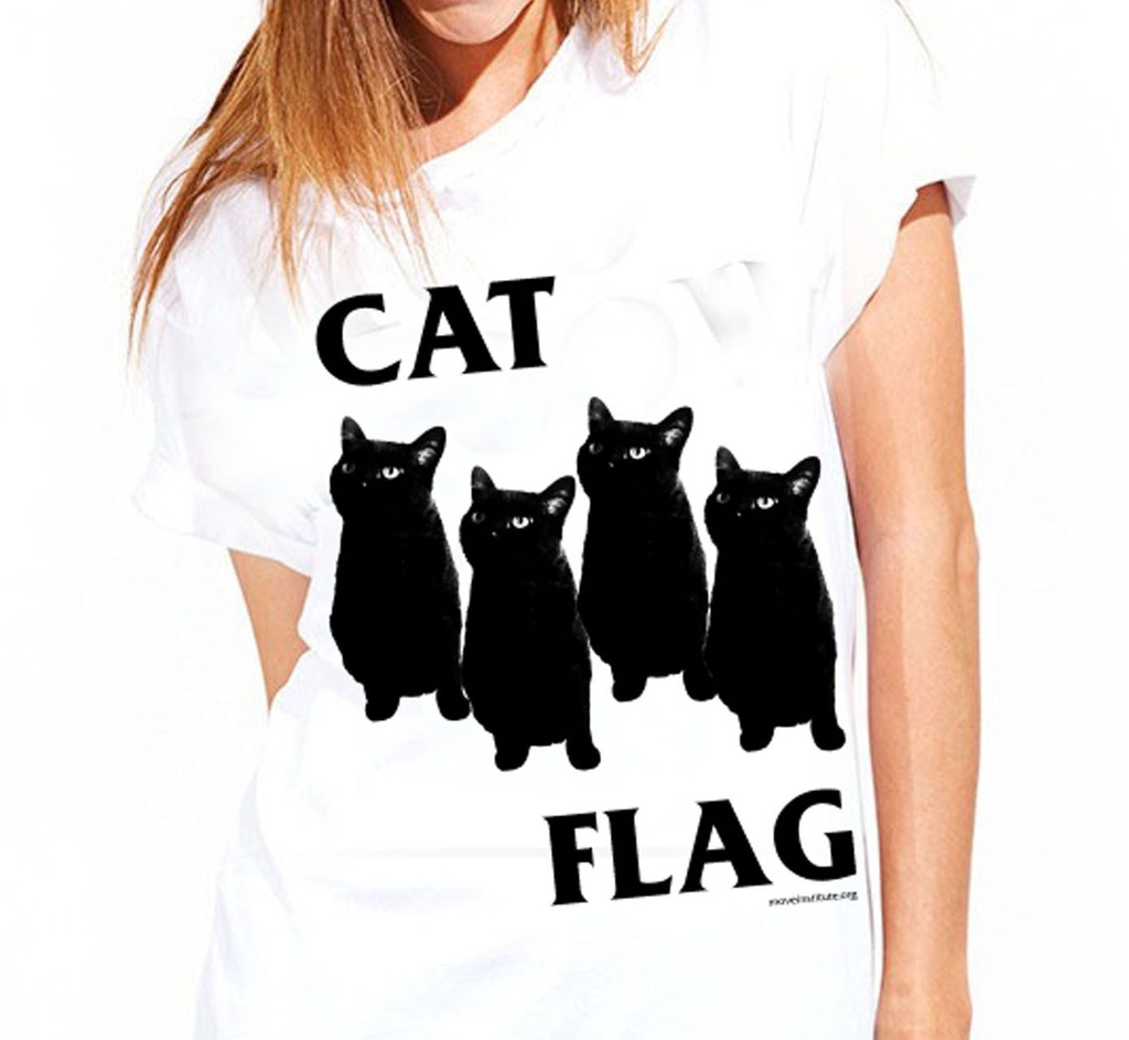 Cat flag sales t shirt