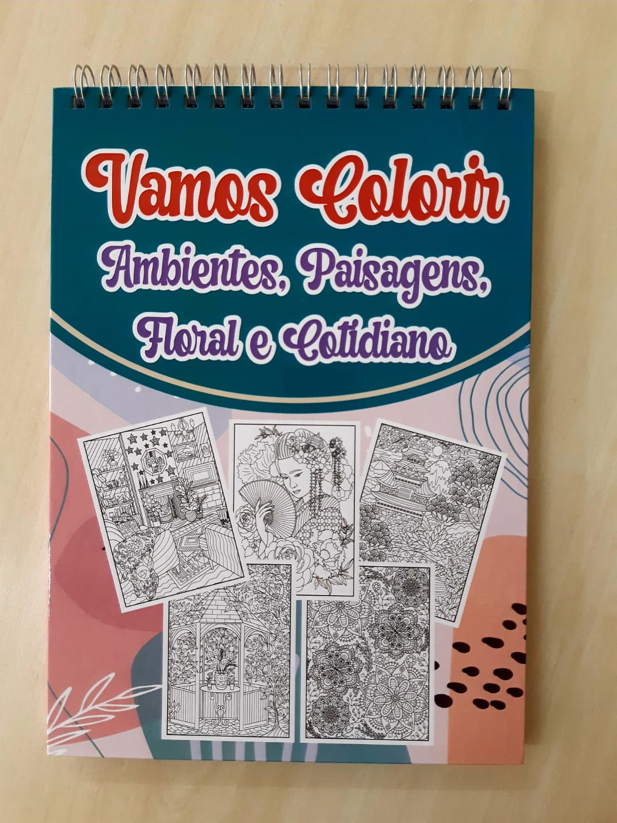 Caderno De Colorir Para Adultos Coletâneas Diversas - Lince Gráfica e ...