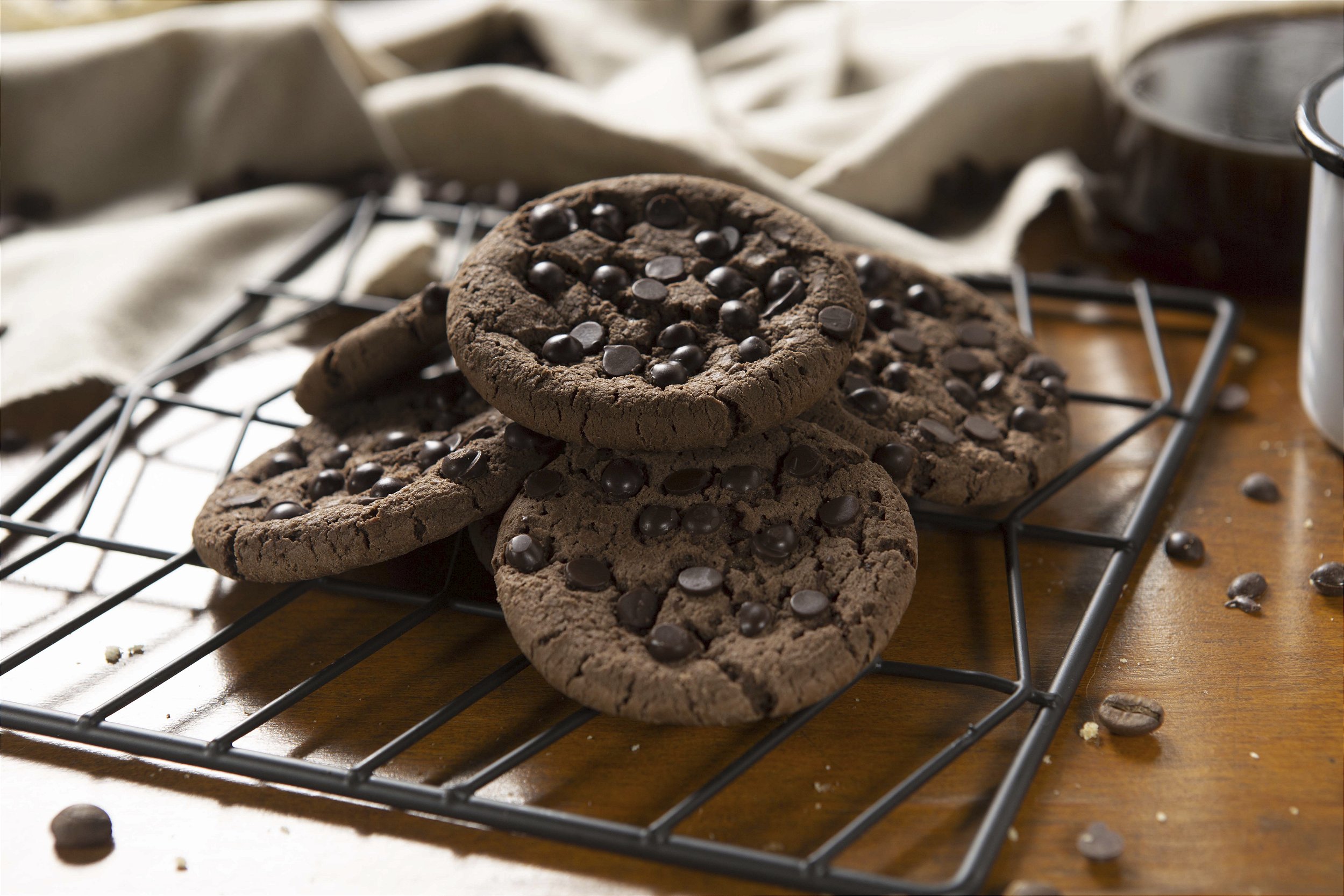 Cookies Chocolate com Gotas de Chocolate 30g Vegano, Sem Gluten