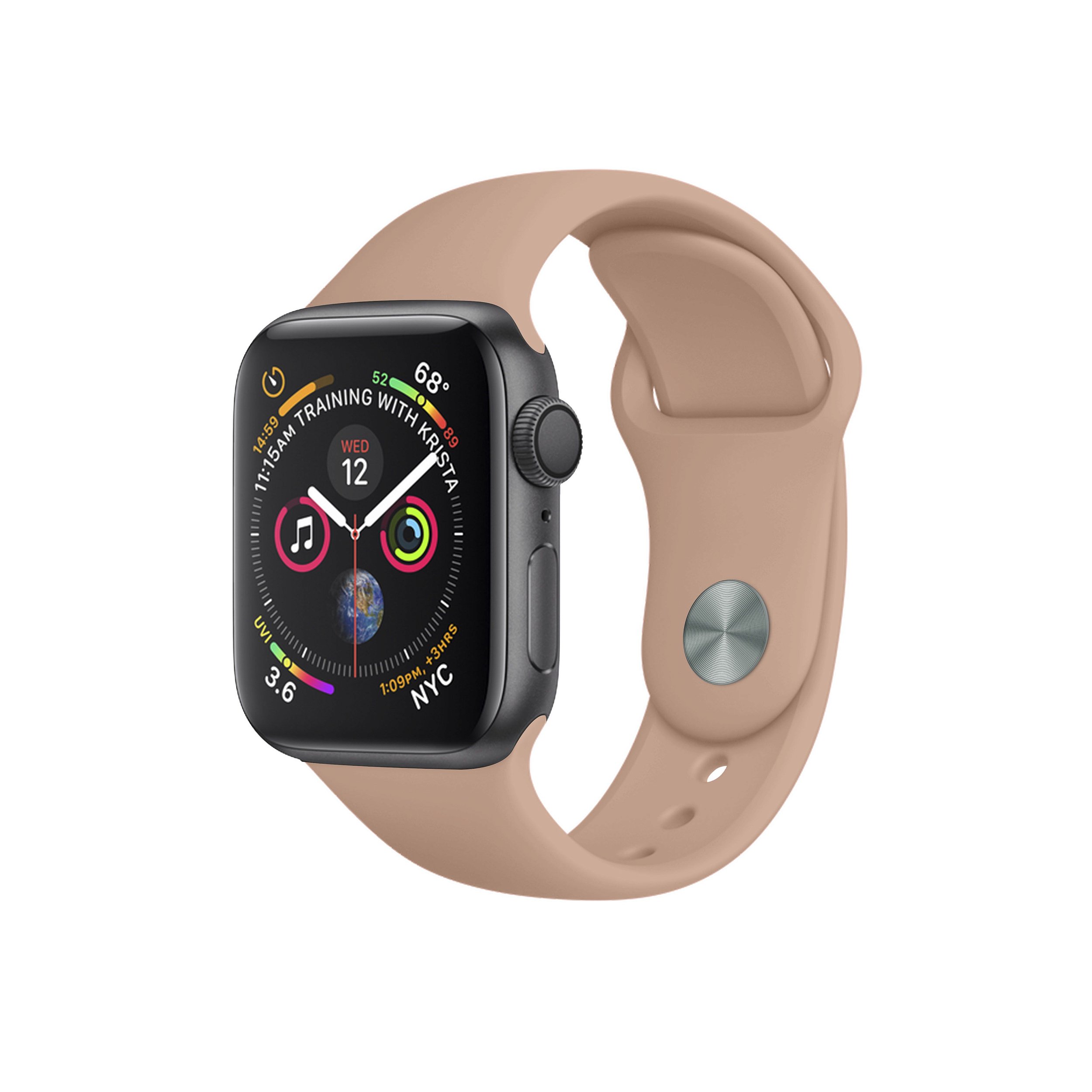 Pulseira Para Apple Watch 42 / 44 / 45 / 49MM Ultra Fit - Rosa Areia - -  Gshield - Capas para celular, Películas, Cabos e muito mais