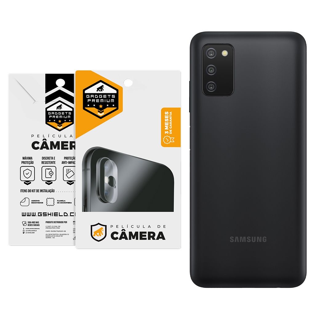 Película para Lente de Câmera Samsung Galaxy A03S - Gshield - Gshield -  Capas para celular, Películas, Cabos e muito mais