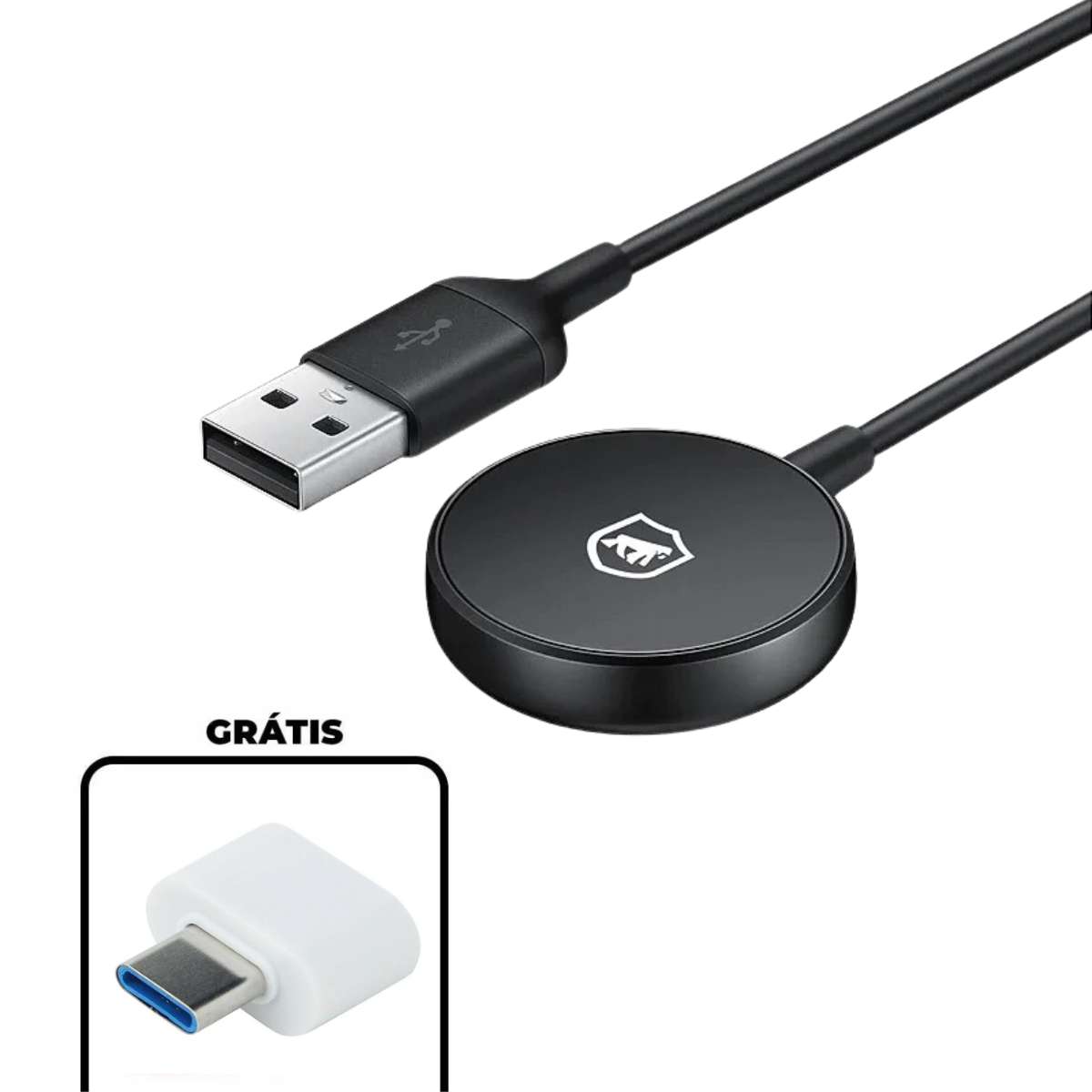 Kit Carregador Wireless para Samsung Galaxy Watch + Adaptador USB / Ti -  Gshield - Capas para celular, Películas, Cabos e muito mais