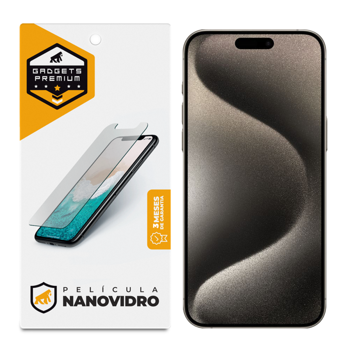 Película para iPhone 15 Pro Max - Nano Vidro - Gshield - Gshield - Capas  para celular, Películas, Cabos e muito mais