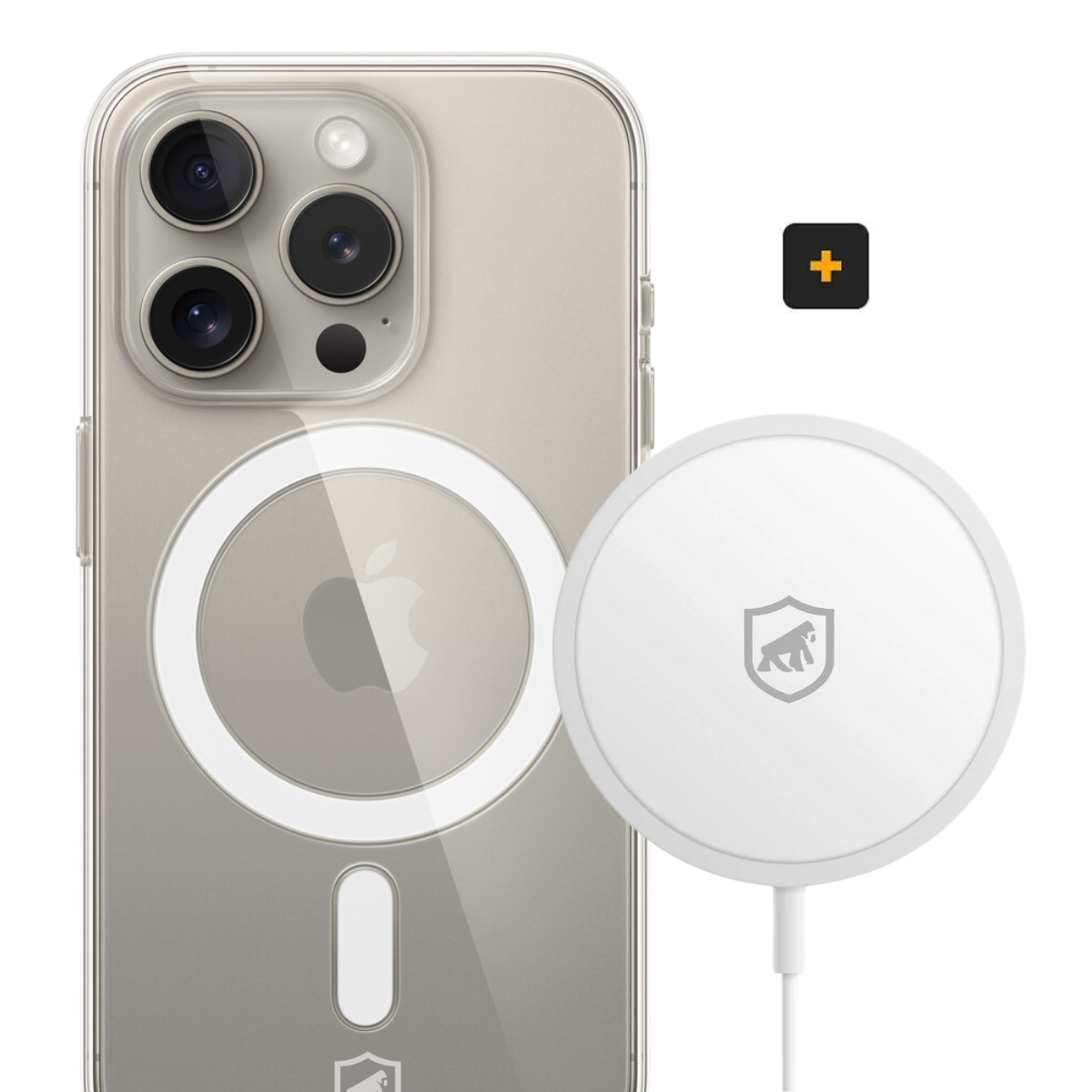 Kit Magsafe - Carregador e Capa para iPhone 15 Pro Max - Gshield - Gshield  - Capas para celular, Películas, Cabos e muito mais