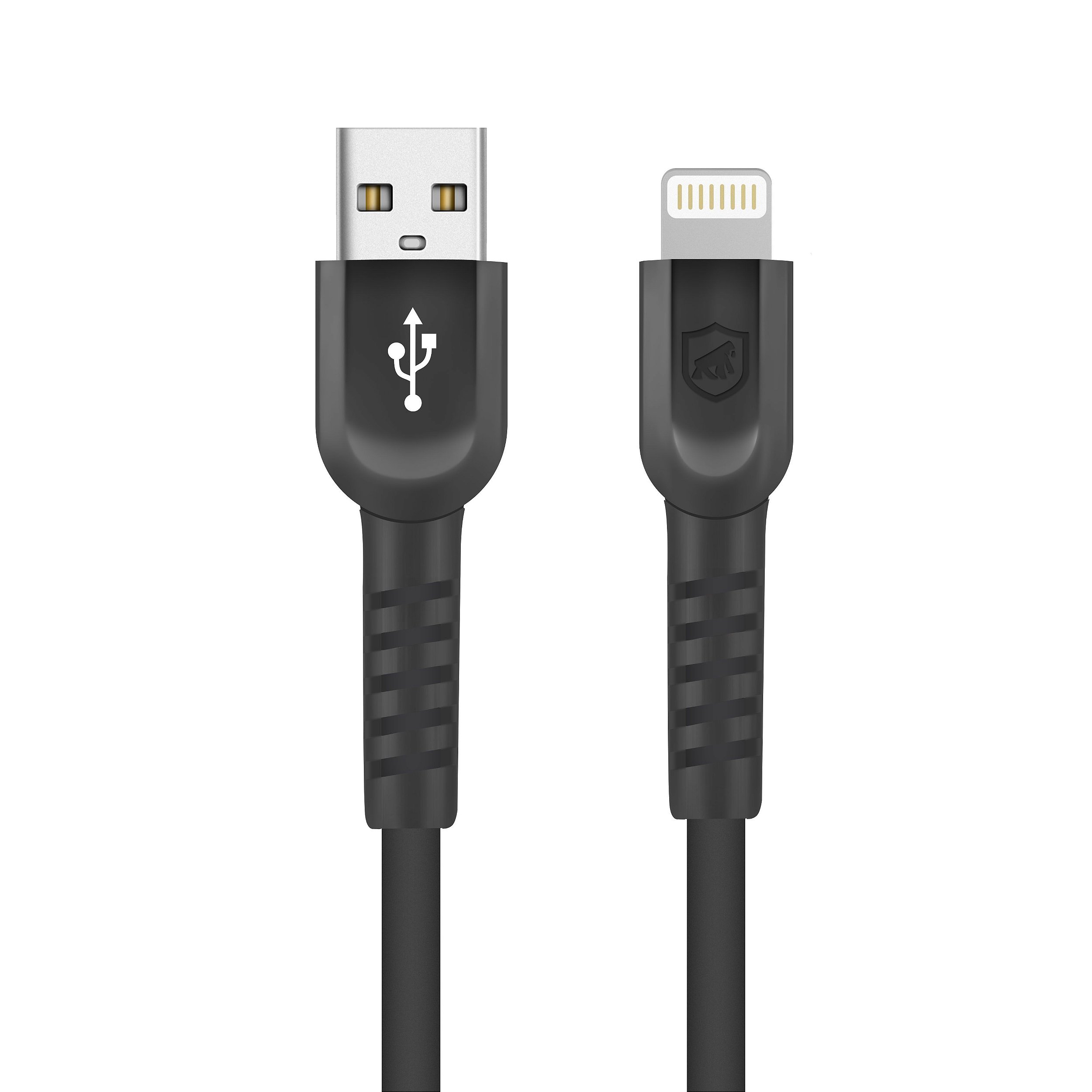 Cabo Lightning GShield - 1,2m - Preto - MFI Homologado