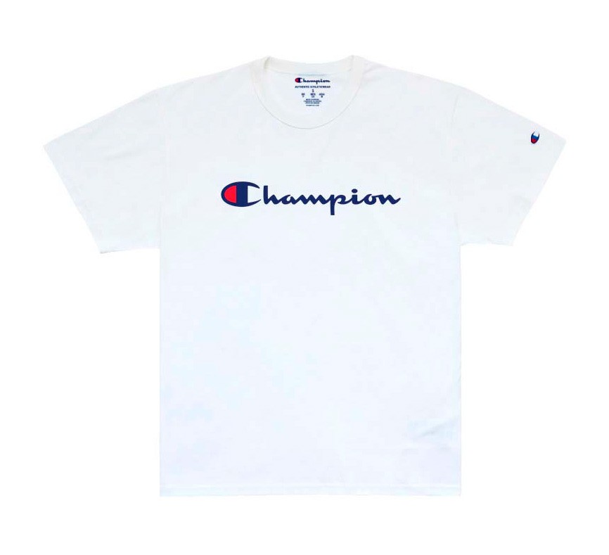 Camiseta Champion Branca - alfamarcas.com.br - AlfaMarcas™