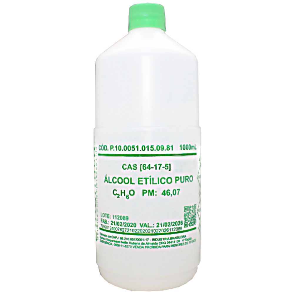 BioAlcool Alcool Etilico Neutro 96° 1000ml
