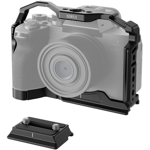 Cage SIRUI Pour Canon EOS R50 - Plaque Rapide Arca/Manfrotto - Rails NATO, Cold Shoe - AM-EOSR50