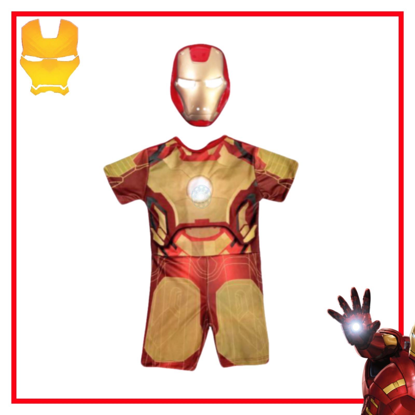 Fantasia Homem De Ferro E Esqueleto Halloween Infantil - Loja