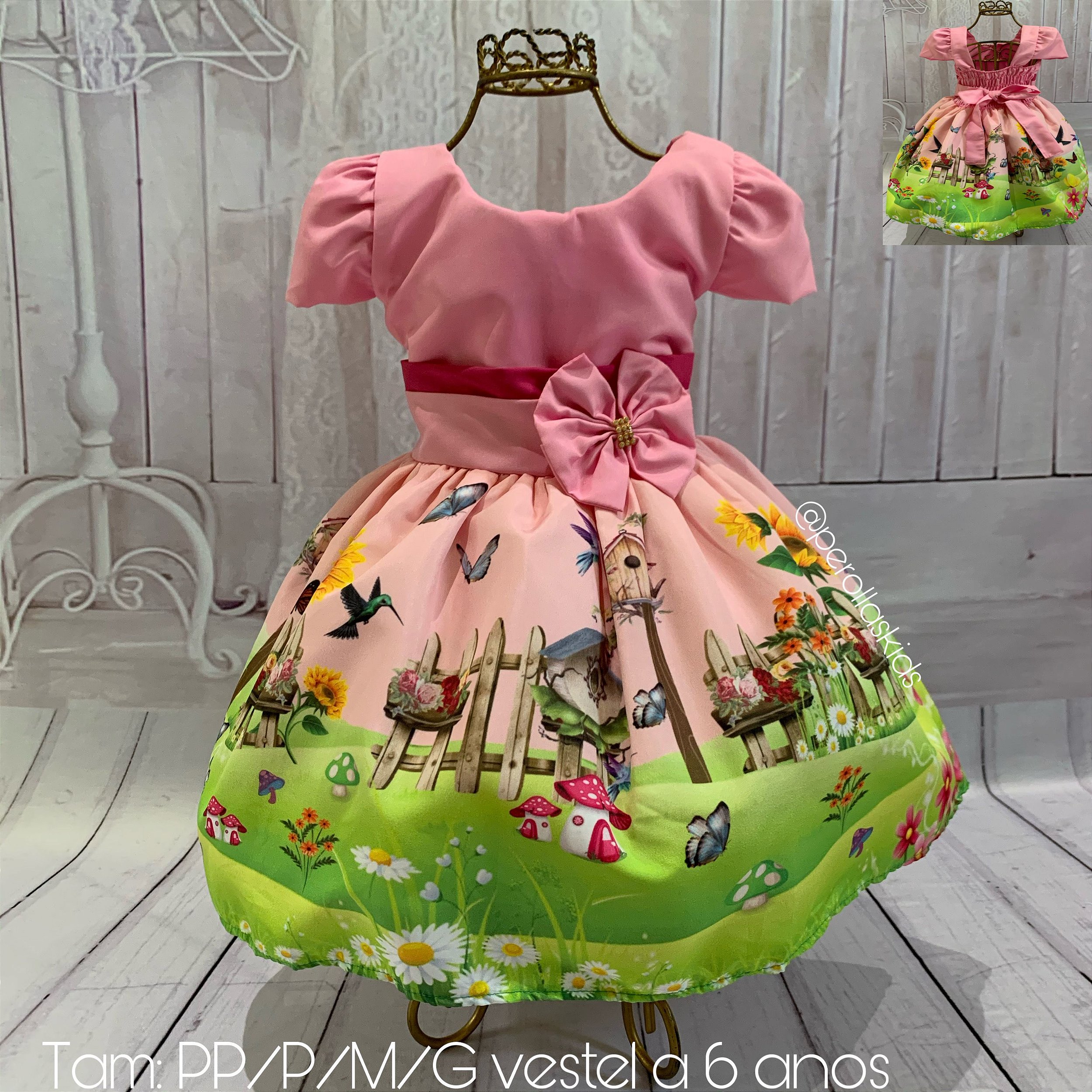 Vestido Infantil Temático Princesa