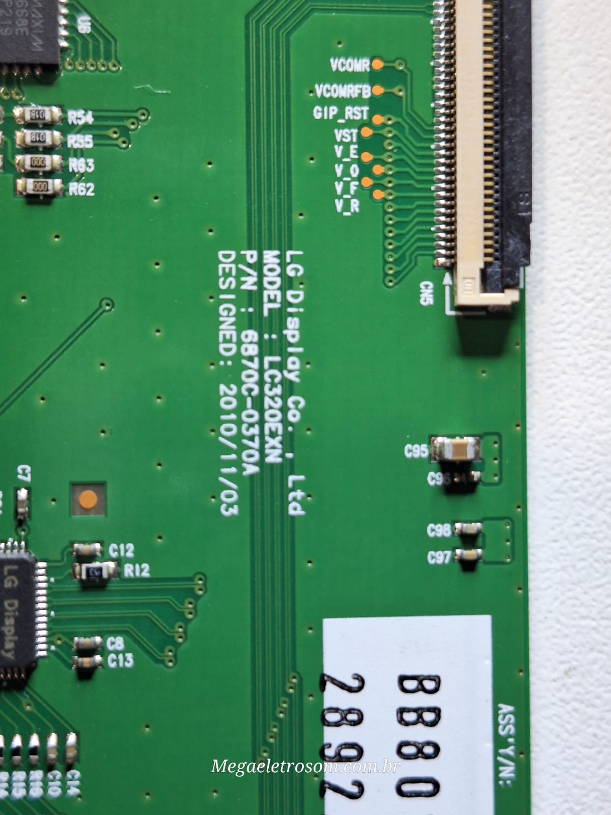 CARTE TCON TV LG 32LS3400 (6870C-0370A) EUR 10,00 - FR