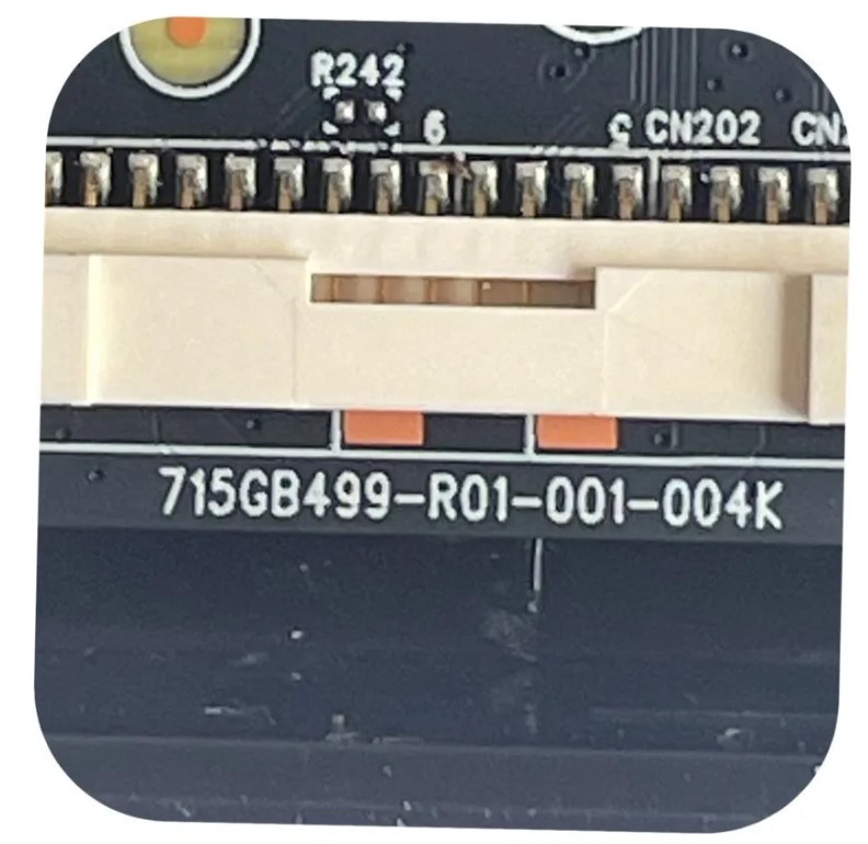 R01 Bot Botão Sensor Tv Philips 50pug7406-78 715gb499-r01-001-004k - MEGAELETROSOM