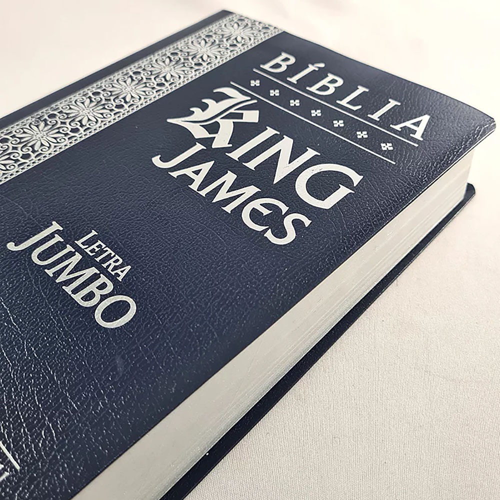 Bíblia King James Atualizada Letra Jumbo capa Azul - Livraria ...