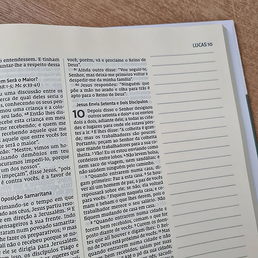 Bíblia NVI com Espaço para Anotações capa Minimalista - Livraria ...