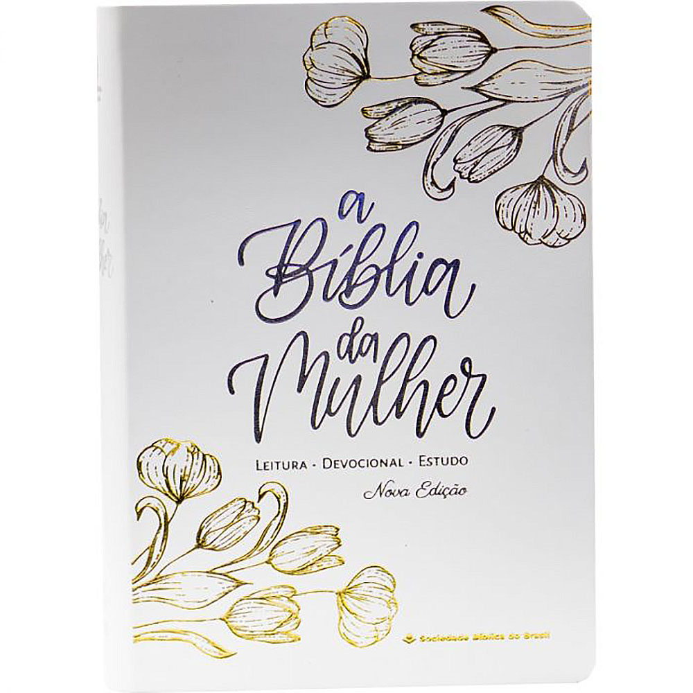 A Bíblia da Mulher Letra Grande capa Branca - Livraria Evangélica Online