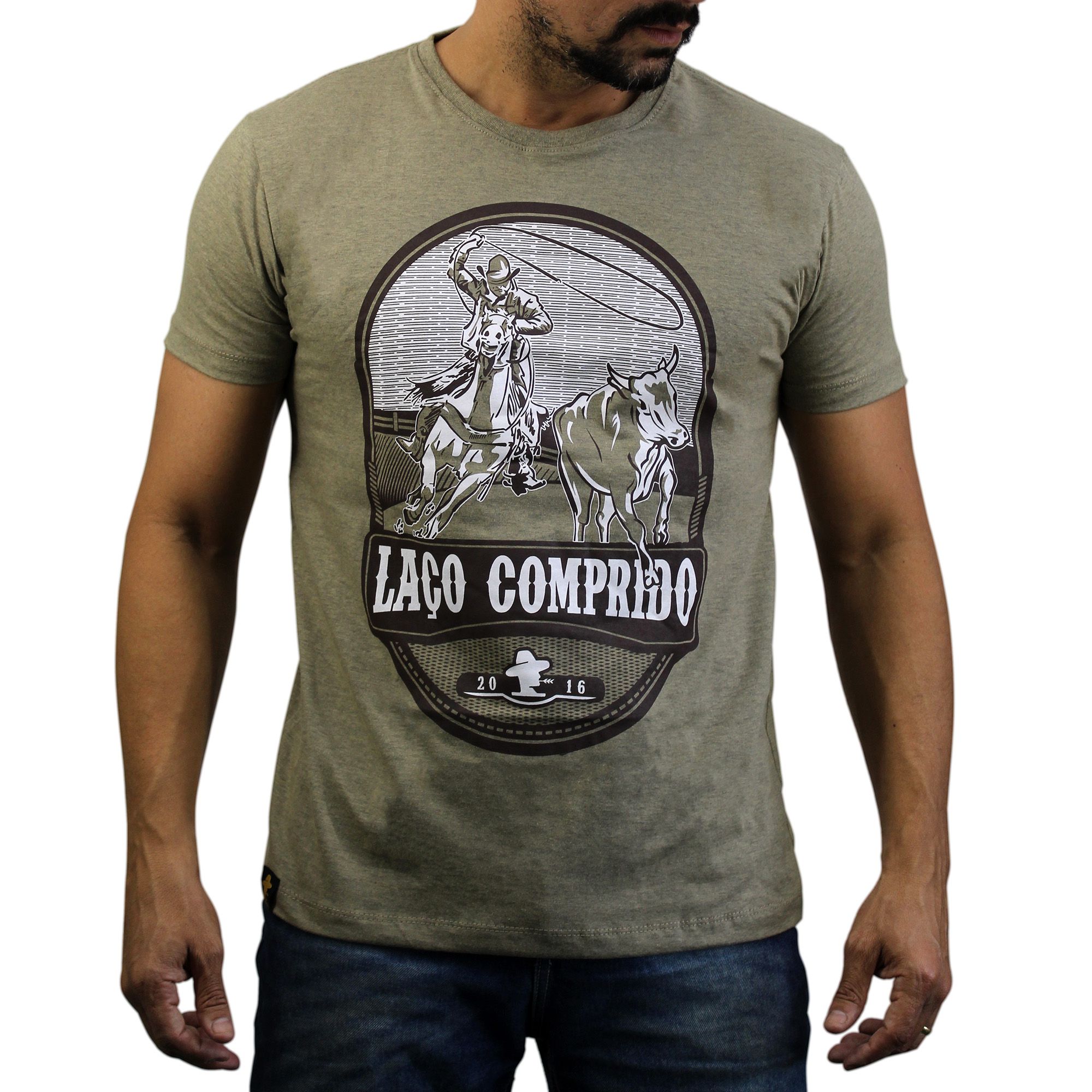 Camiseta Sacudido´s - Laço Comprido - Charuto mescla Bruto Caipira  Sertanejo Agro Campo Rural cavalo viola country western rodeio - Sacudidos