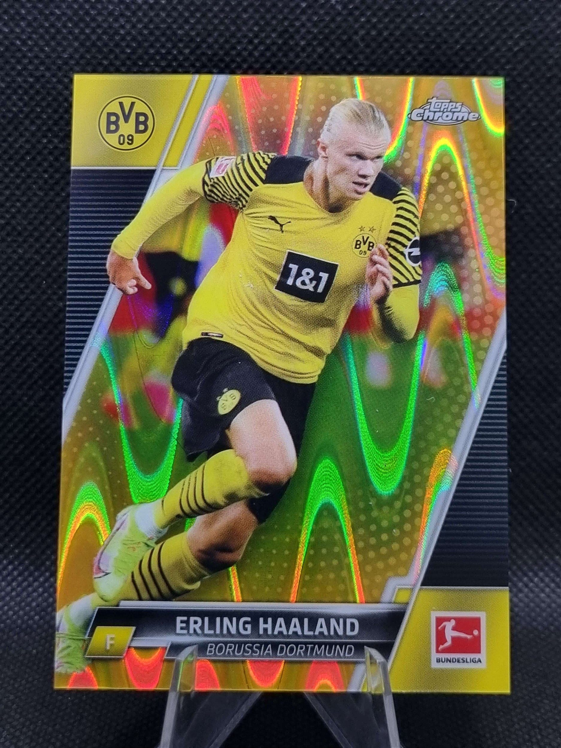 アーリング ハーランド Topps Chrome Gold Ray Wave アーリング ハーランド Topps Chrome Gold Ray Wave