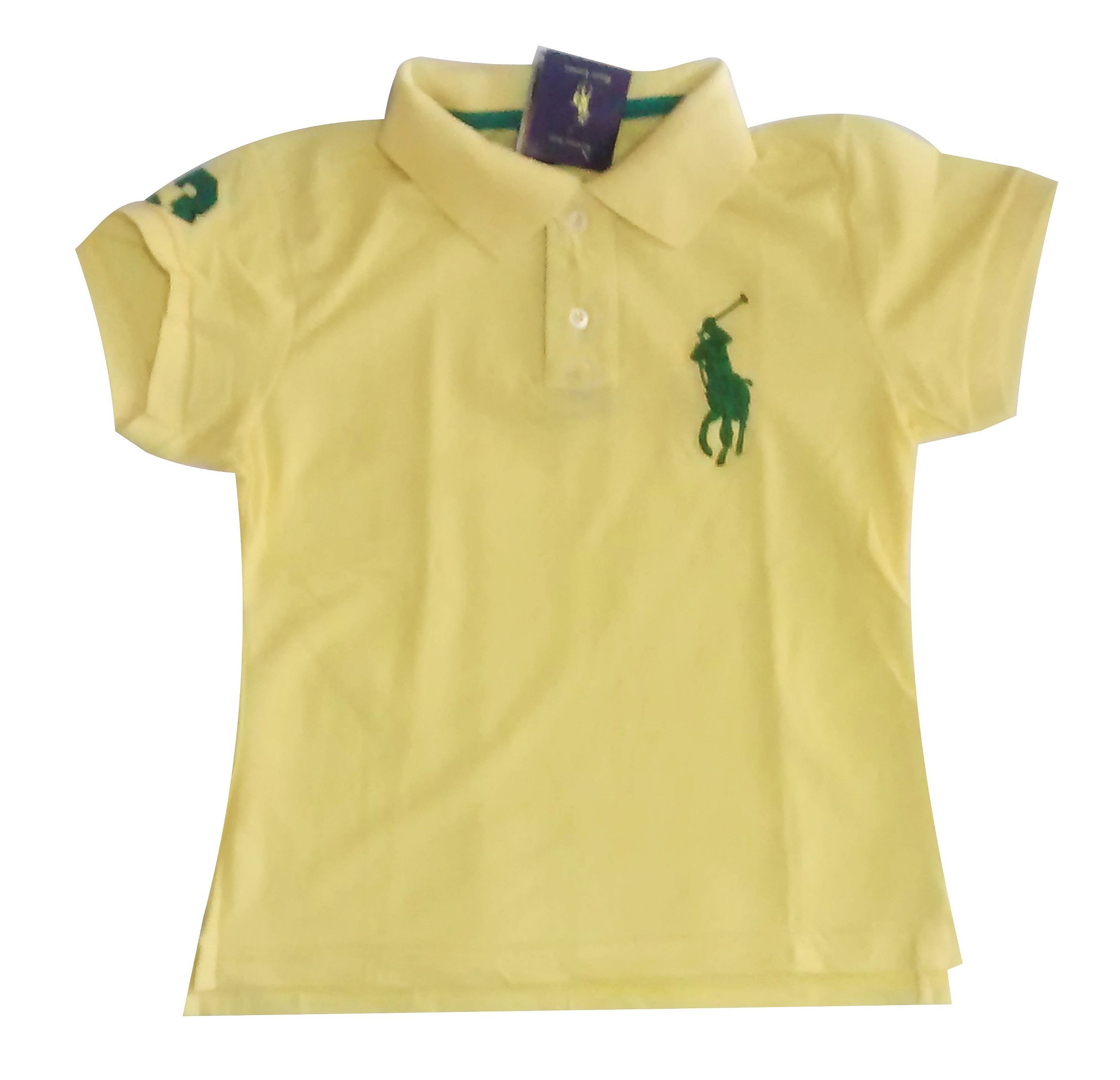 Camisa Polo Ralph Lauren Brasil Amarela - Compre Agora