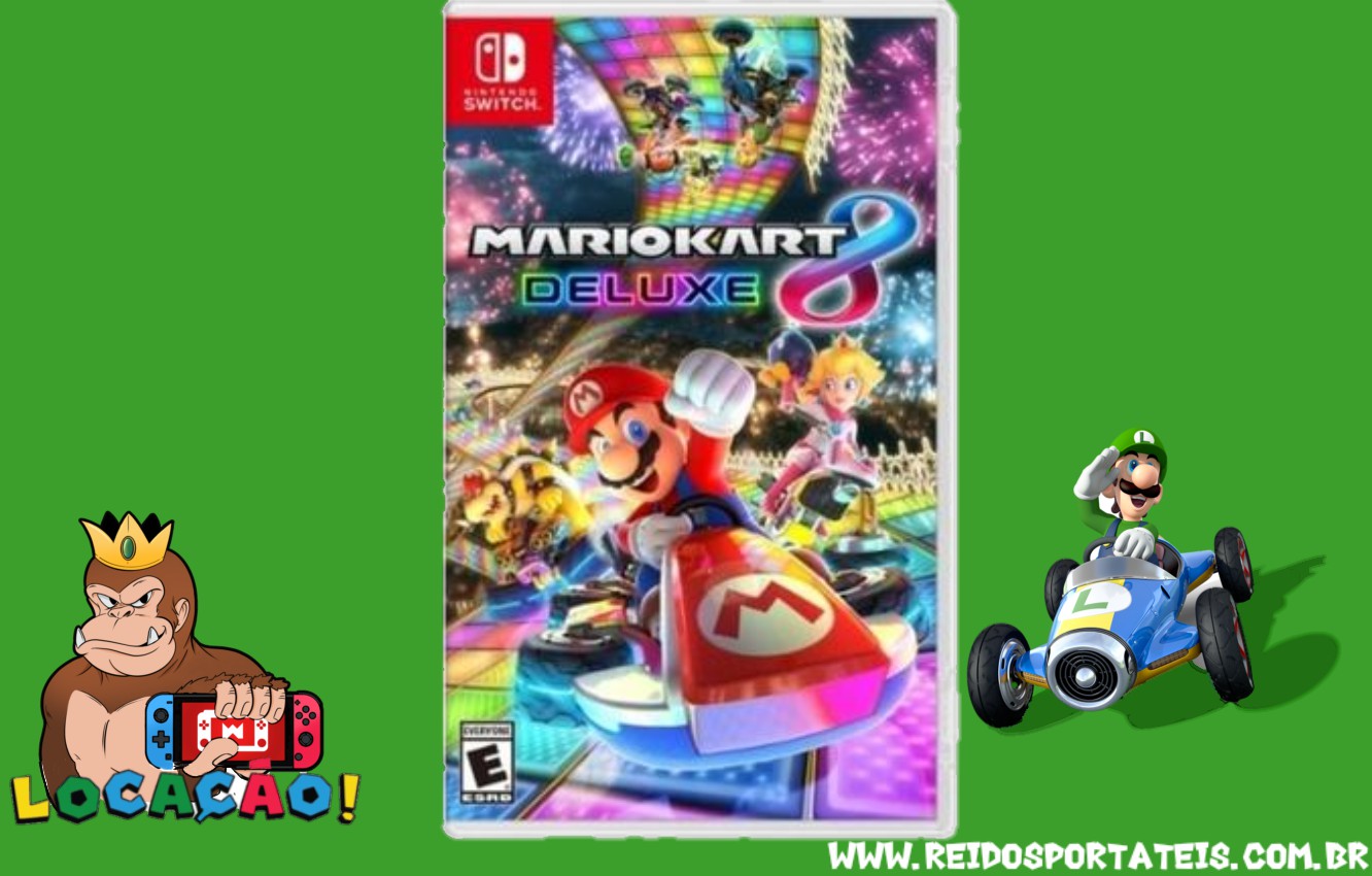 [VOCÊ PODERÁ JOGAR DIA 11/01/24] Jogo Mario Kart 8 Nintendo Switch