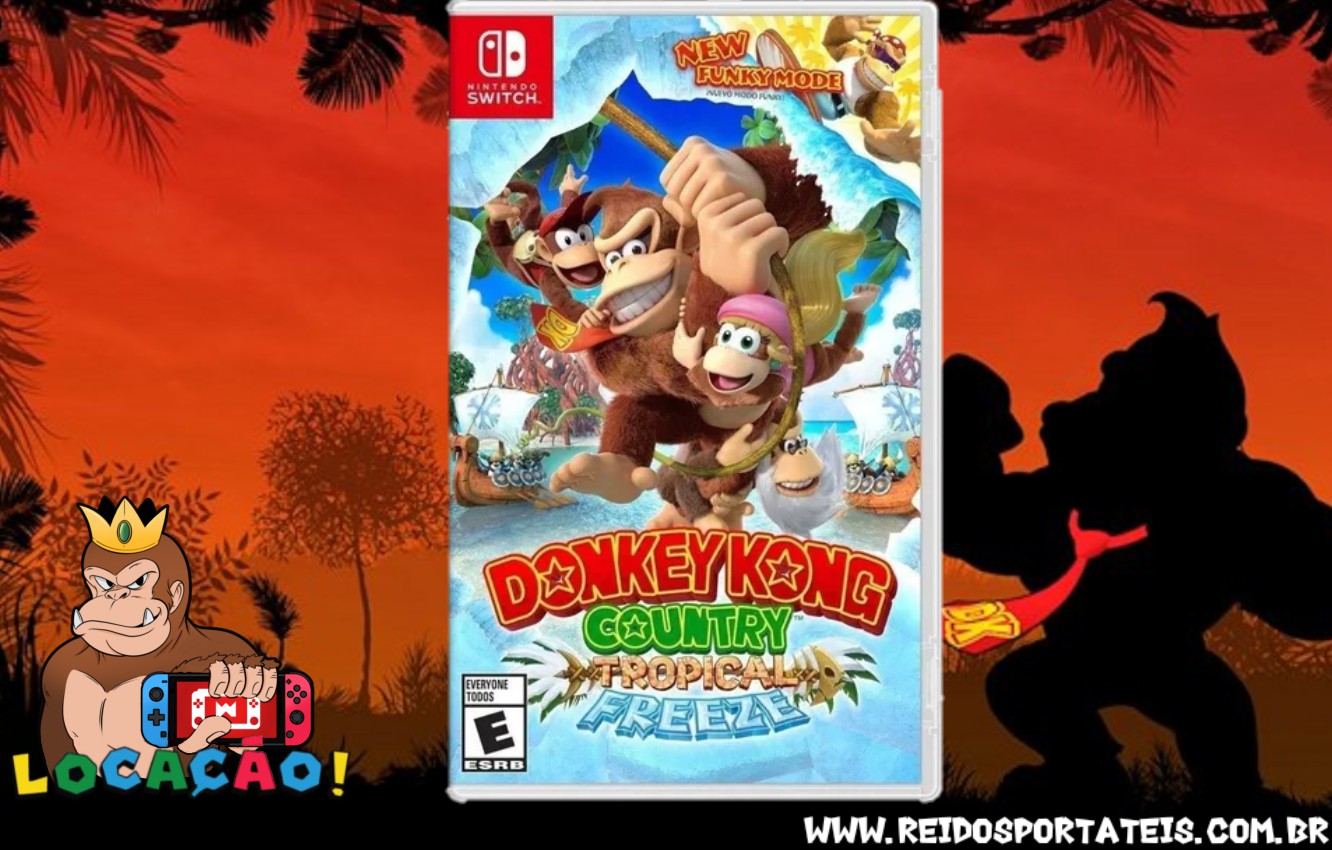 Donkey Kong Country: Tropical Freeze recebe trailer com modo Funky em ação