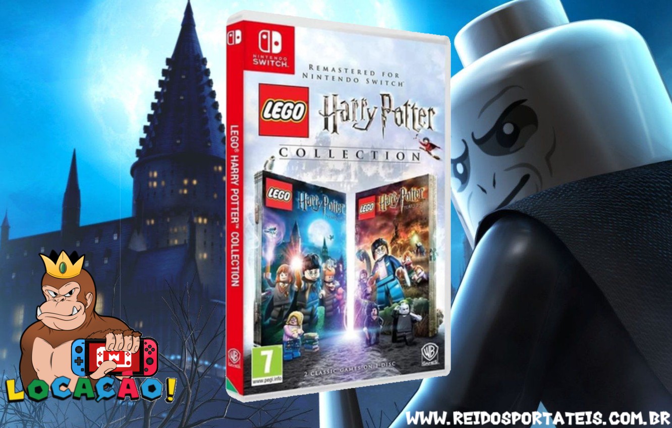 Caixa de interruptor da coleção de lego harry potter com código de download  digital