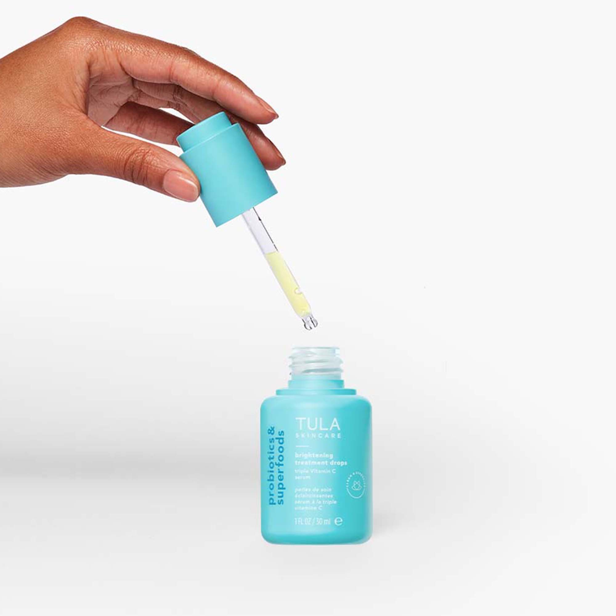 Tula Skincare Brightening Treatment Drops Triple Vitamin C Serum