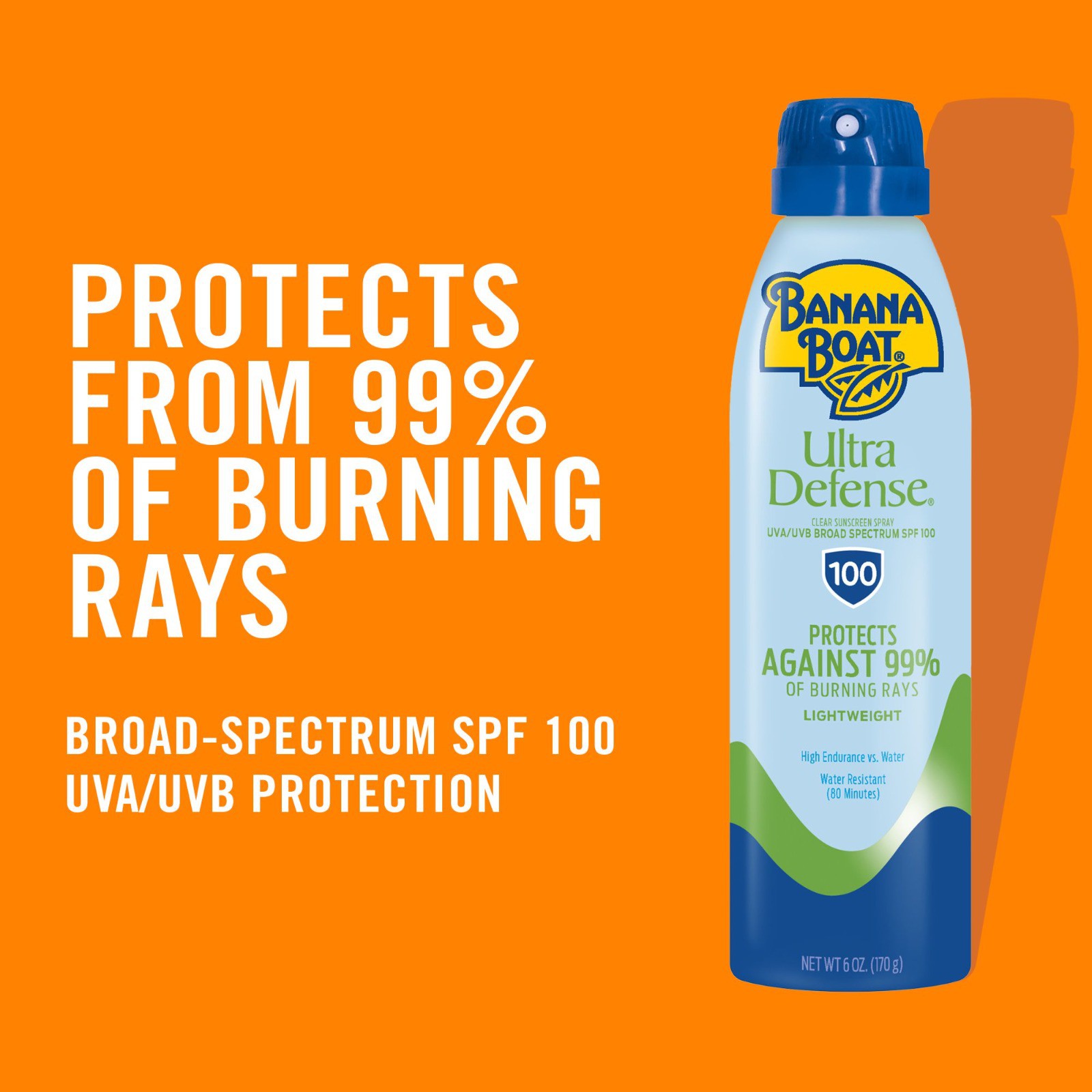 Banana Boat Ultra Defense Clear Sunscreen Spray SPF 100 Consumos da