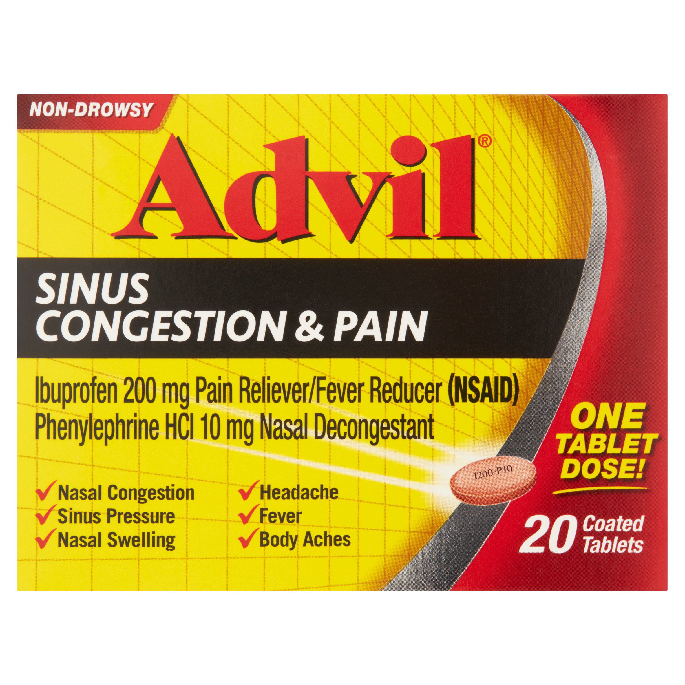 Advil Sinus Congestion & Pain 20UN - Consumos da Martina