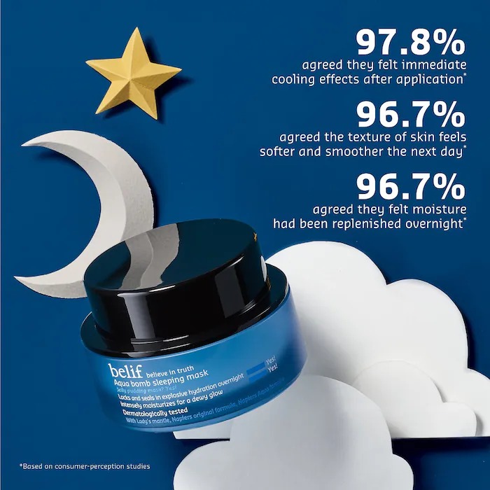 Belif Aqua Bomb Sleeping Mask Consumos da Martina