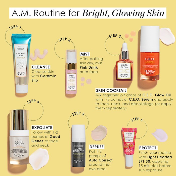 Sunday Riley Wake Up With Me Morning Routine Kit - Consumos da Martina