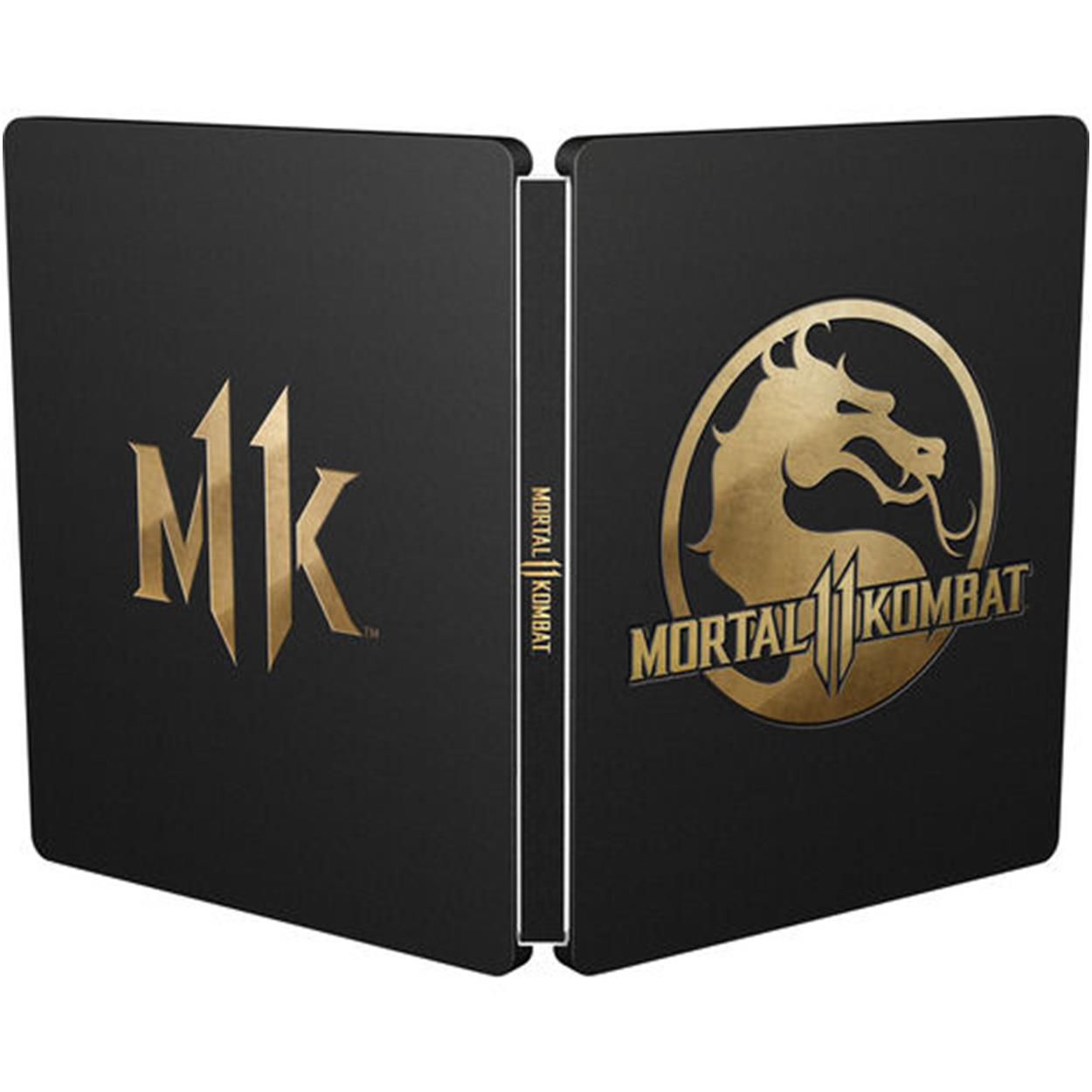 Jogo Mortal Kombat 1 Steel Case Edition Playstation 5 Mídia Física Cinza