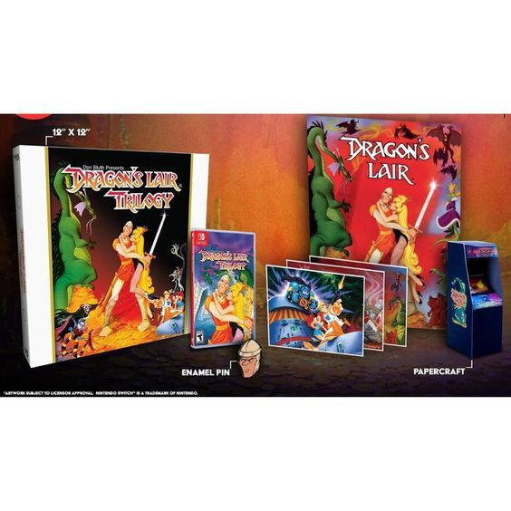 Dragon's Lair Trilogy COLLECTOR’S EDITION switch NEUF Limited Dragon's Lair Trilogy COLLECTOR’S EDITION switch NEUF Limited