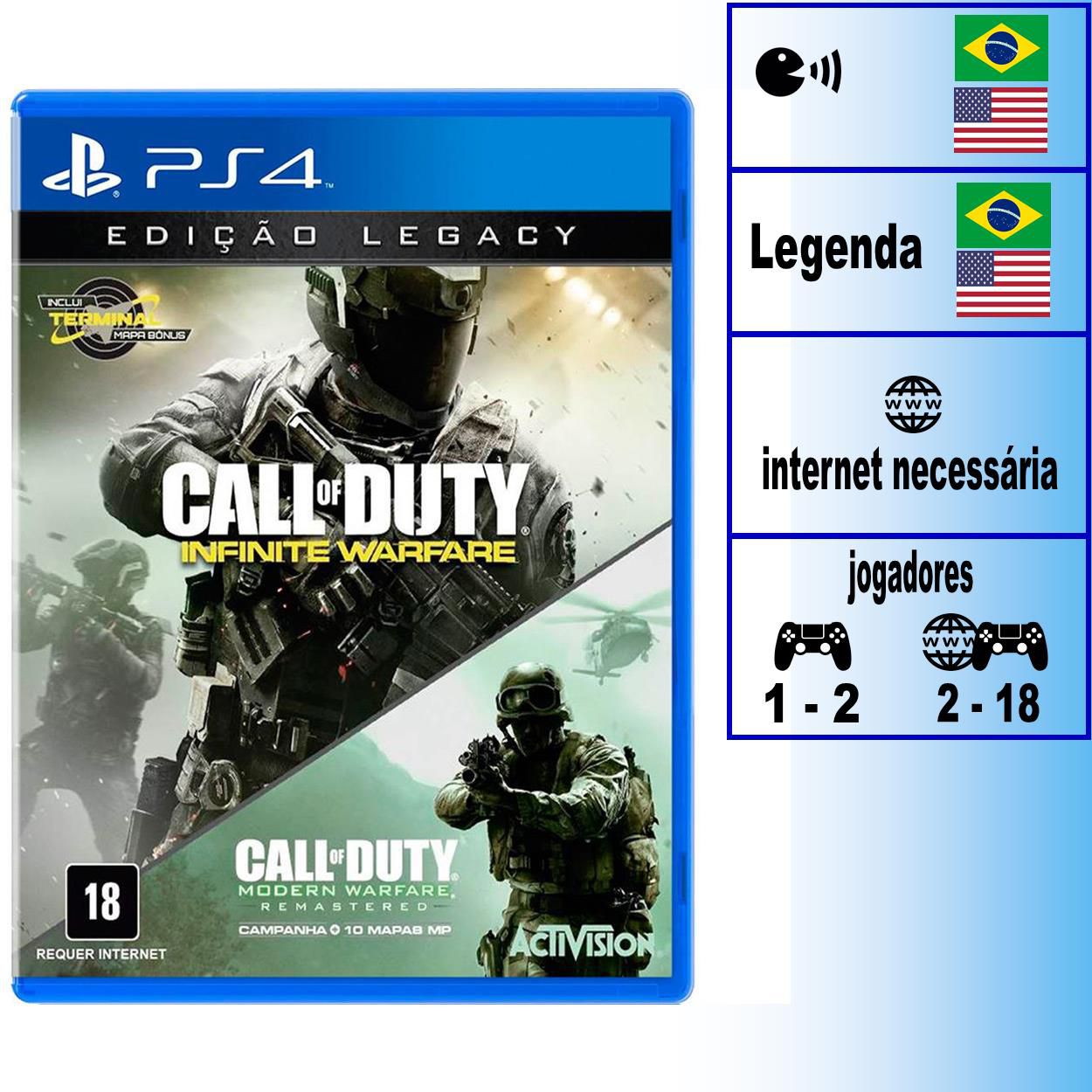 Call Of Duty Infinite Warfare - PS4 (Mídia Física) - USADO - Nova