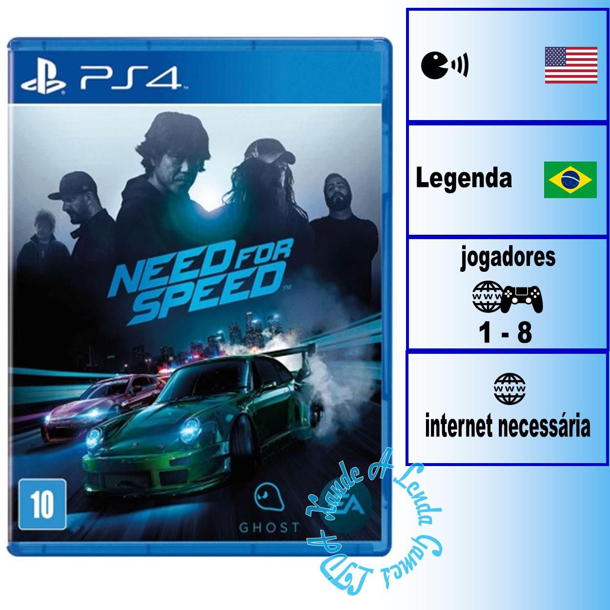 Jogo Need For Speed Game Br 2015 - Ps4