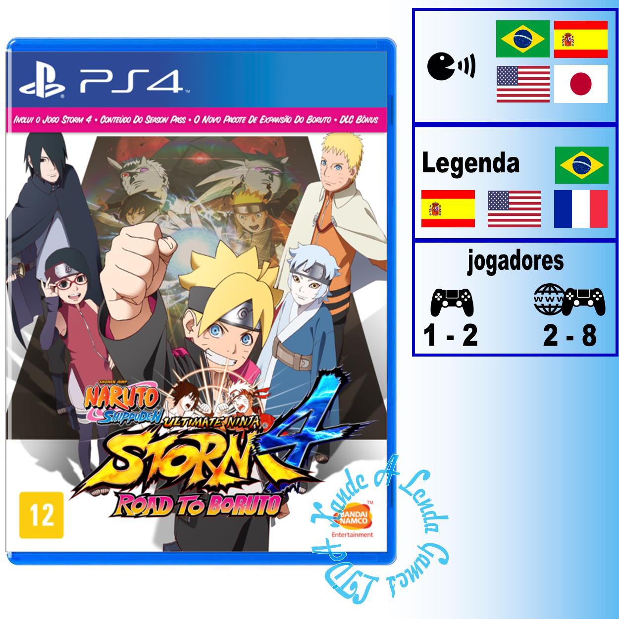 Comprar Naruto Shippuden Ultimate Ninja Storm 4 Road To Boruto para PS4 -  mídia física - Xande A Lenda Games. A sua loja de jogos!