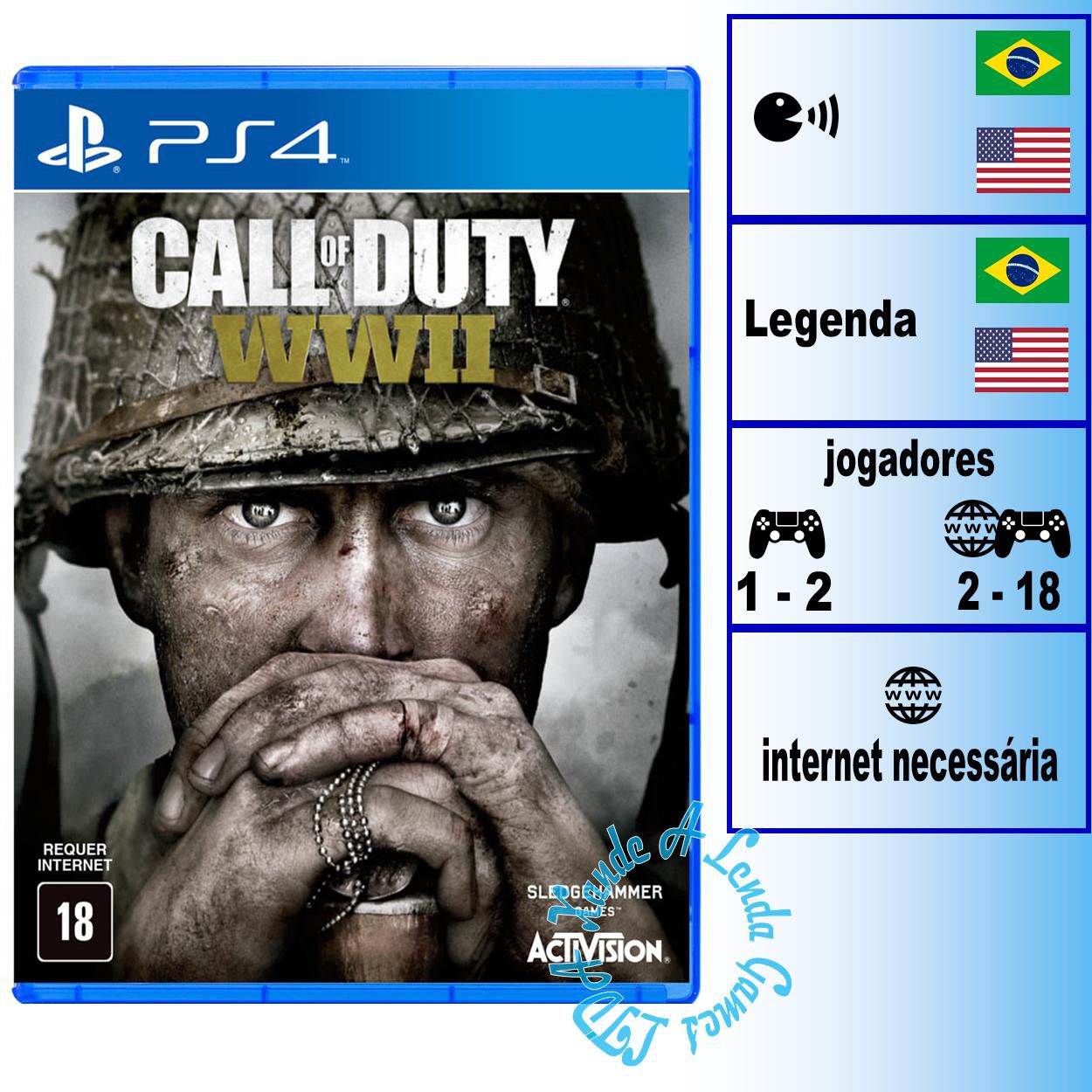 Comprar Call of Duty World War II para PS4 - mídia física - Xande