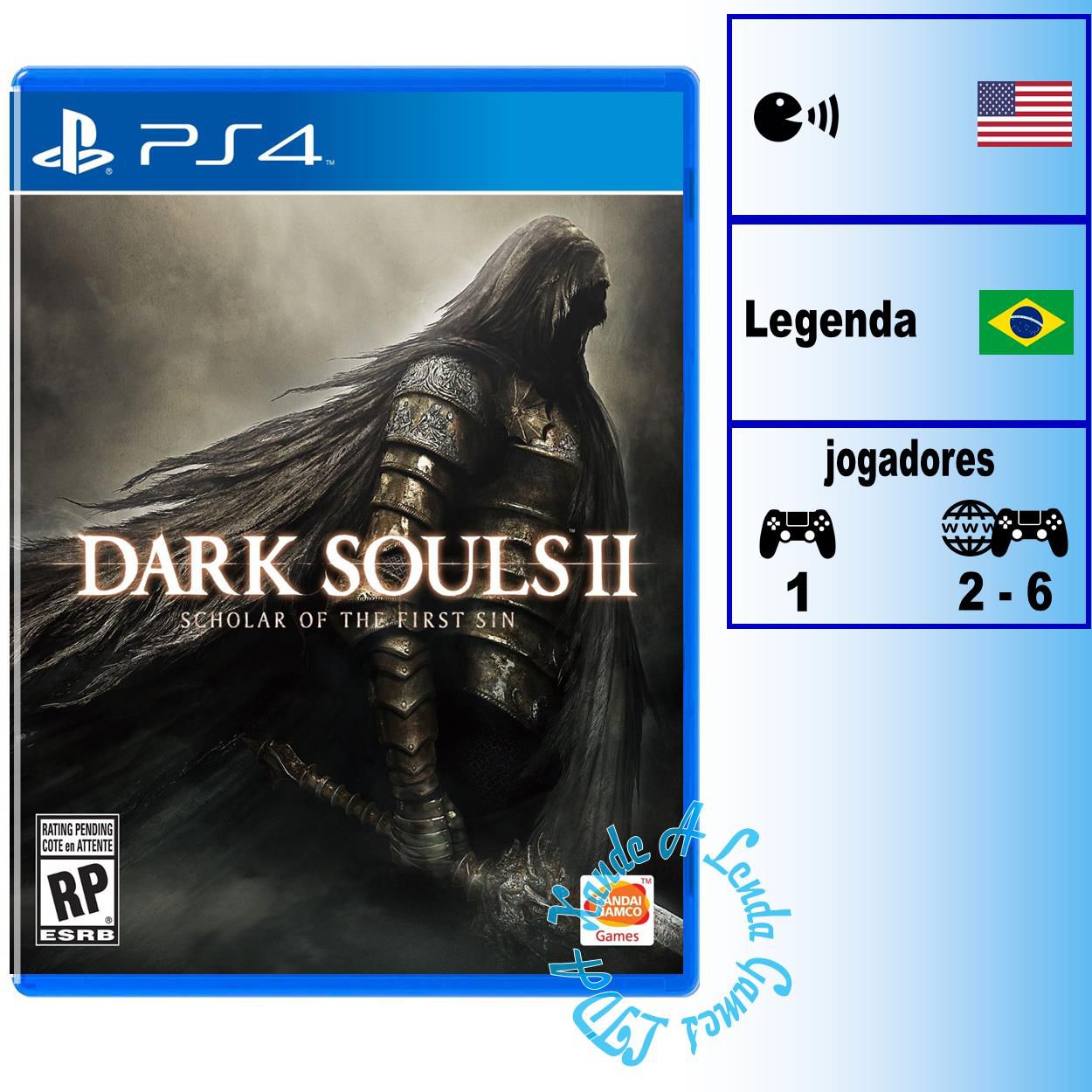  Dark Souls II: Scholar of the First Sin (PS4) : Video Games