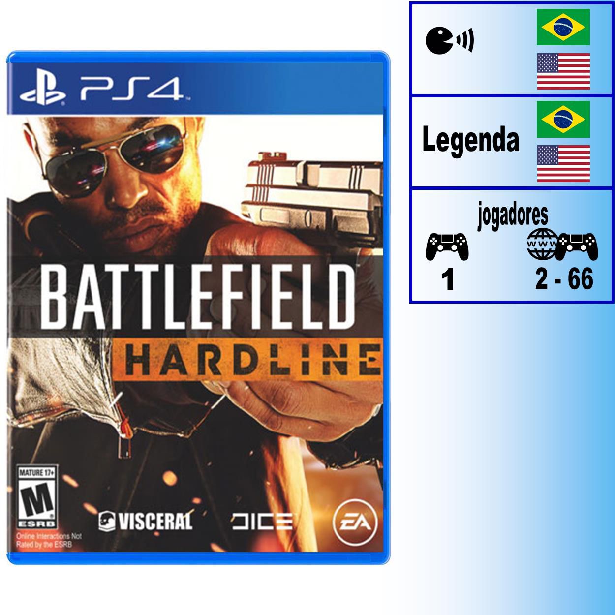 Battlefield Hardline, Electronic Arts, PlayStation 4, 014633732740