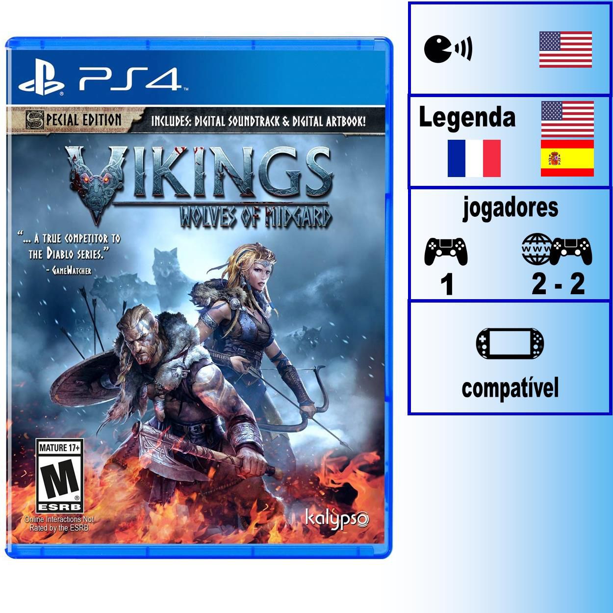 Tribes of Midgard Deluxe Edition - PS4 - Xande A Lenda Games. A