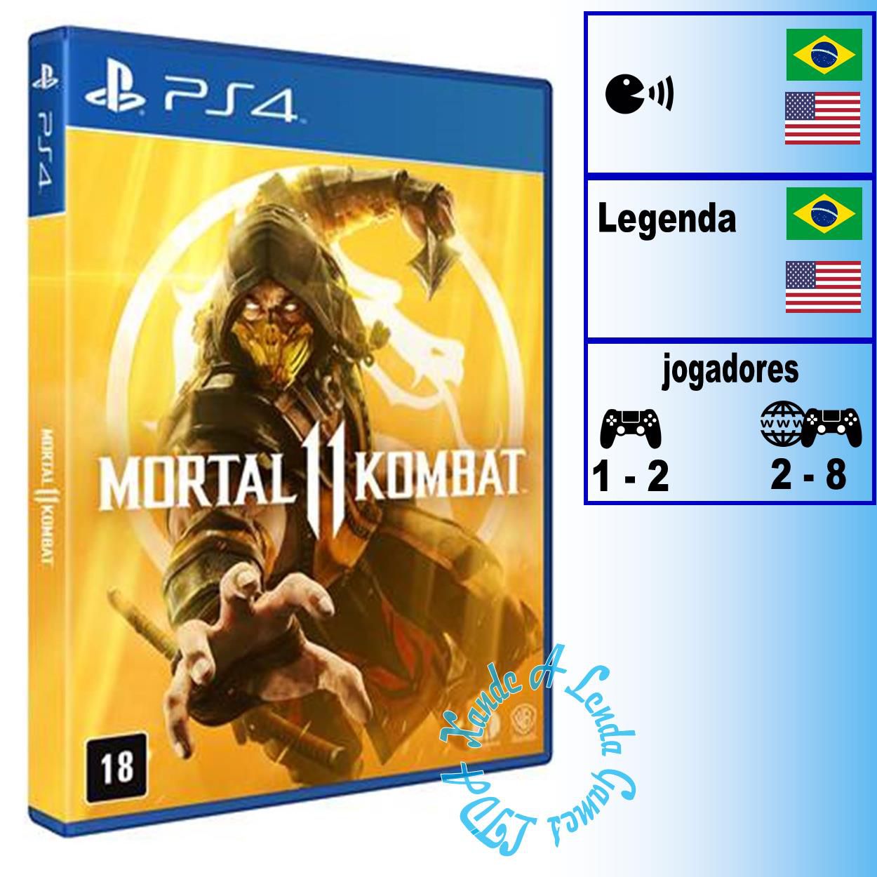 Mortal Kombat 11 + Days Gone - Ps4 Midia Fisica - Pré-venda