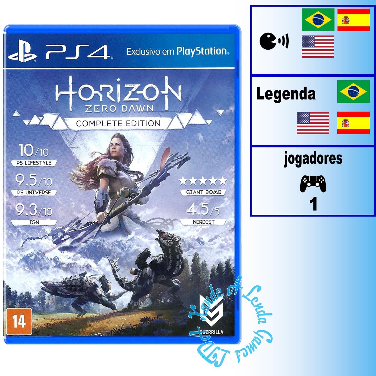 Horizon Zero Dawn Complete Edition Ps4 Mídia Física Pronto Entrega