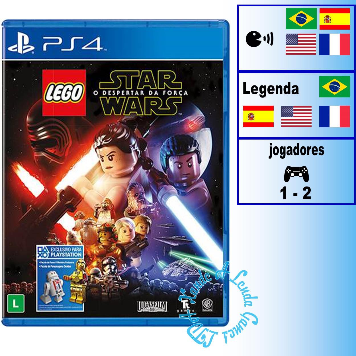 Jogo Lego: Star Wars O Despertar Da Força Ps4