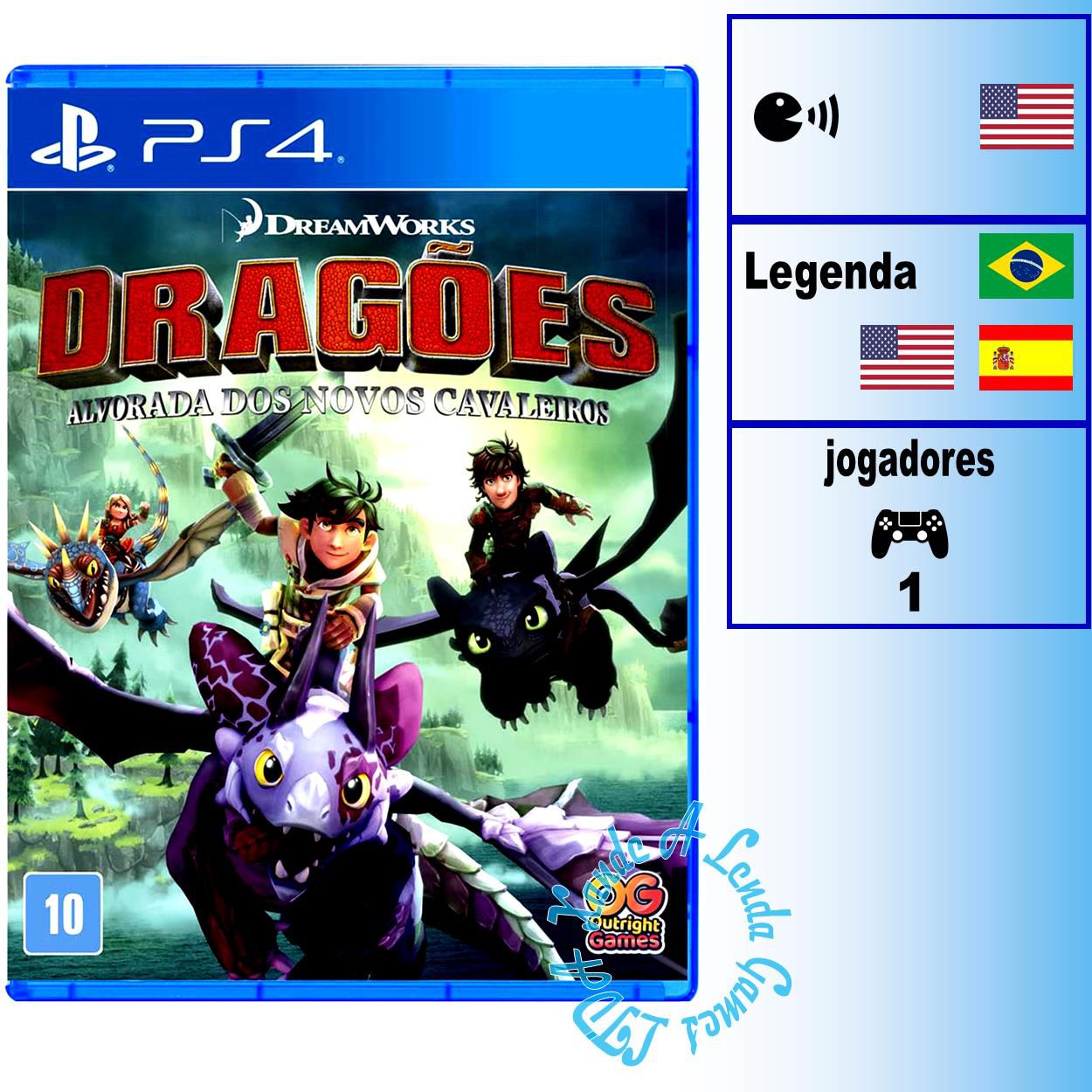 Jogo Novo Dragoes Alvorado dos Novos Cavaleiros para Ps4 em Promoção na  Americanas