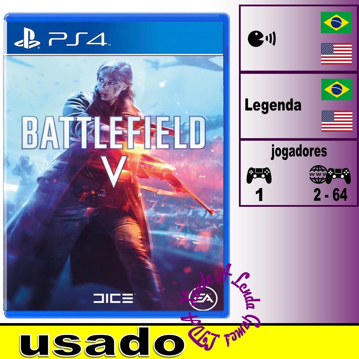 Jogo Midia Fisica Battlefield 1 Revolution Pra Xbox One