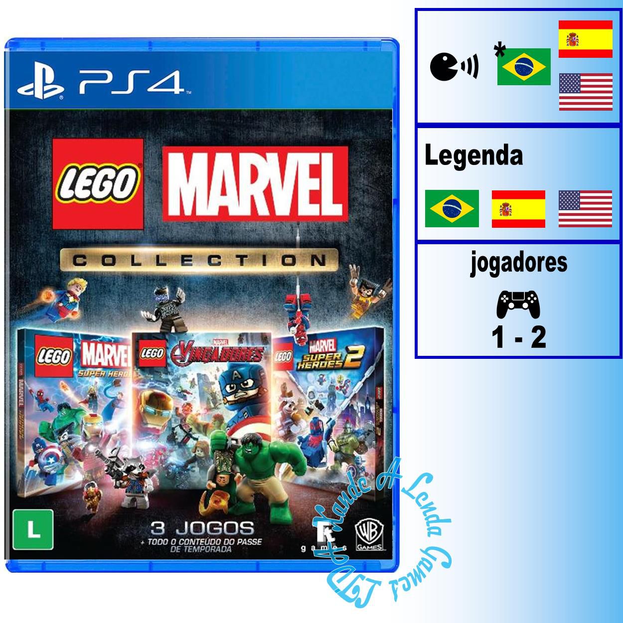 Lego Marvel Super Heroes Jogos Ps3 PSN Digital Playstation 3